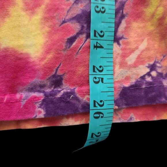 ANVIL Tie Dye Vintage T-Shirt "Freak In The Room" Sz L - Picture 6 of 9